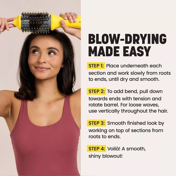 Drybar - Single Shot Round Blow-Dryer Brush - New in Box - Picture 8 of 11